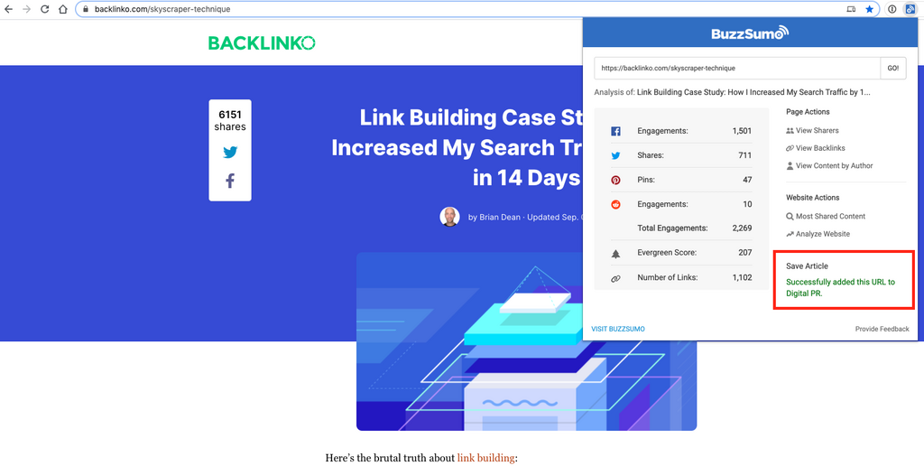 The Chrome Extension Content Performance Data As You Browse