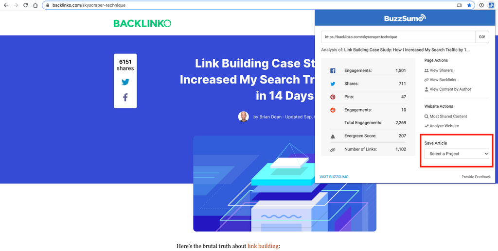 The Chrome Extension Content Performance Data As You Browse