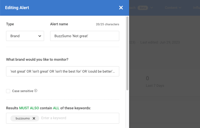 Sentiment Alert Brand Reputation: Monitoring, Protection & How To Act | BuzzSumo.com