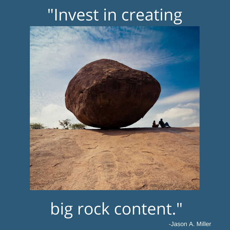 Big rock content is key to SEO and Content